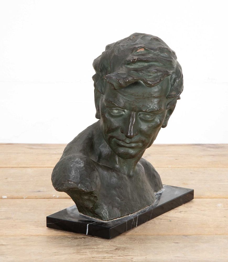 20th Century French Terracotta Bust of a Man by J Dommisse DA8541853