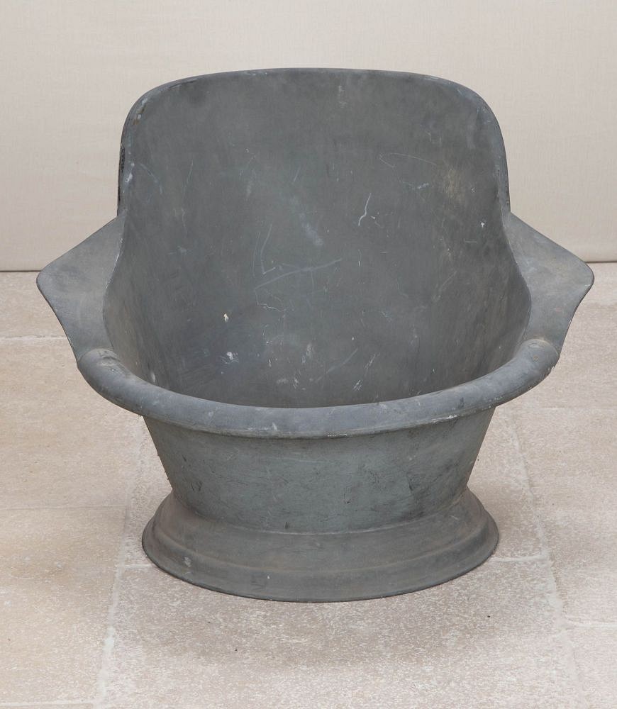 Early 20th Century French Zinc Hip Bath DA8543034