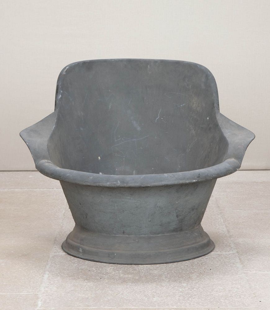 Early 20th Century French Zinc Hip Bath DA8543034