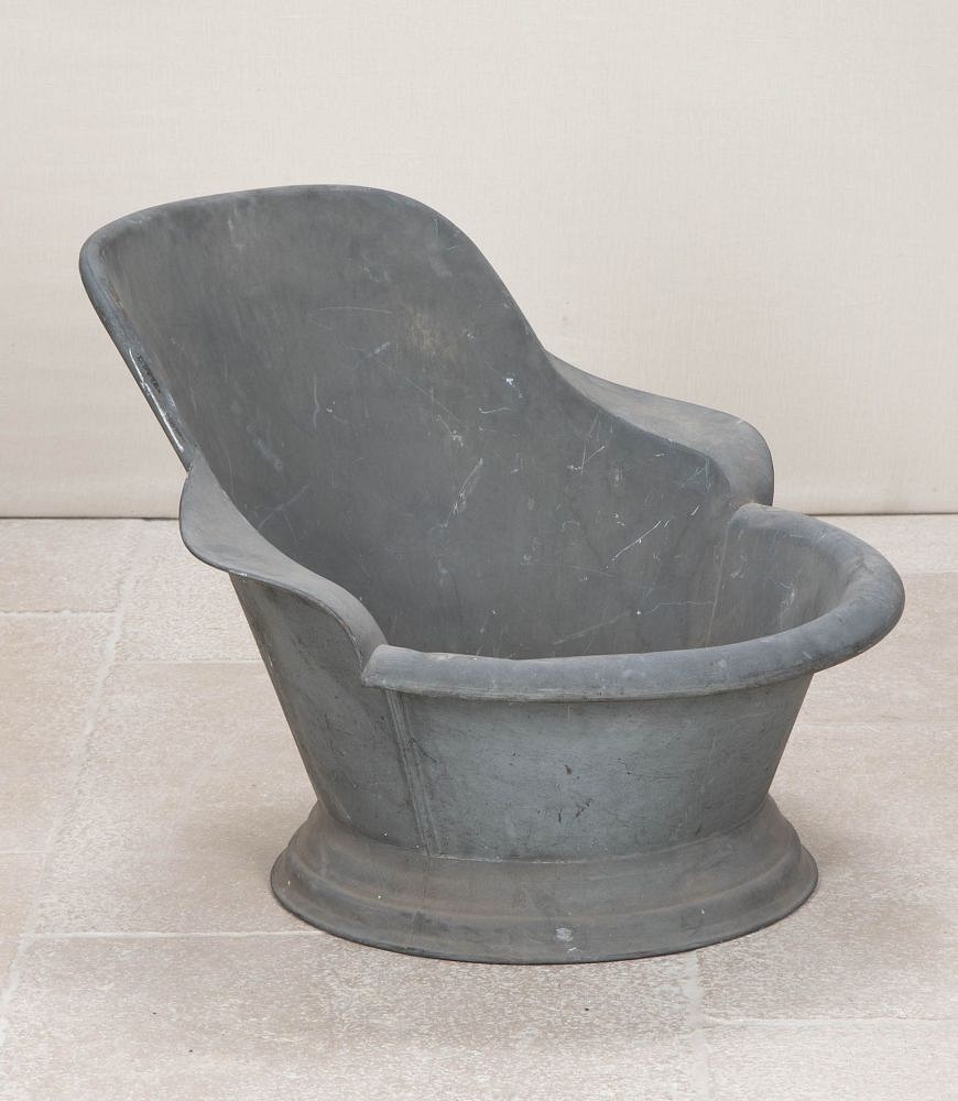 Early 20th Century French Zinc Hip Bath DA8543034