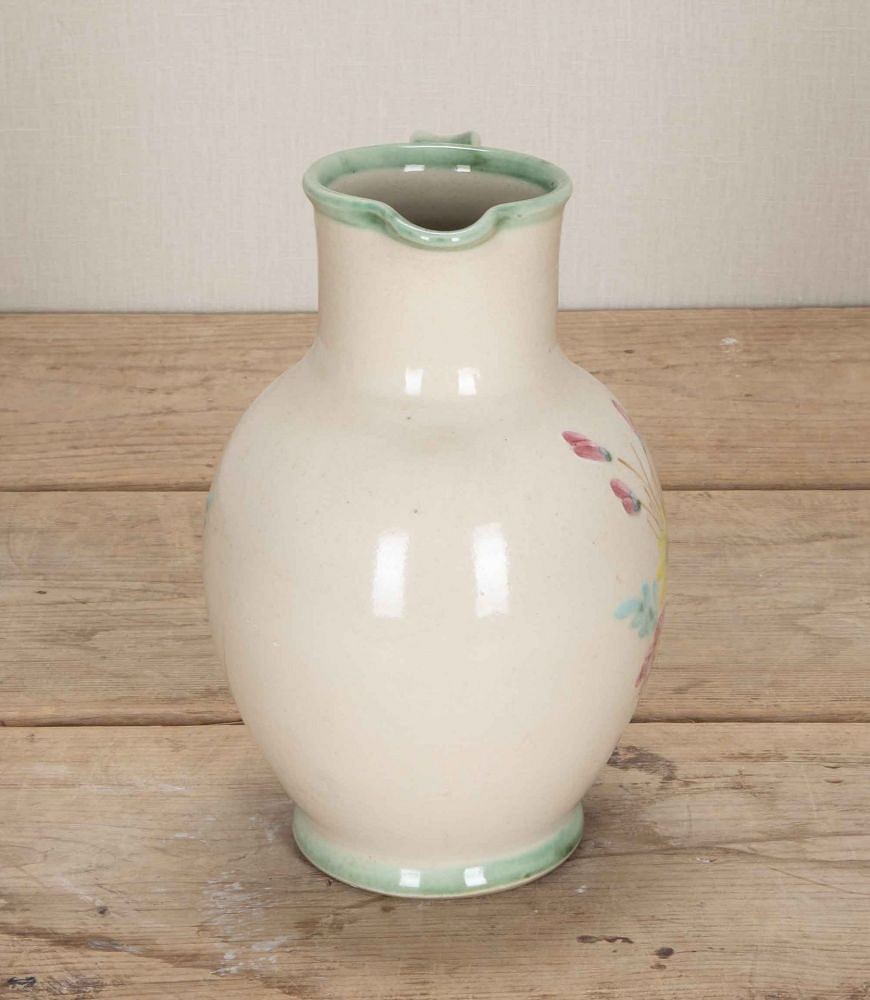 Large 20th Century Denby Jug with Floral Spray Decoration DA8543040