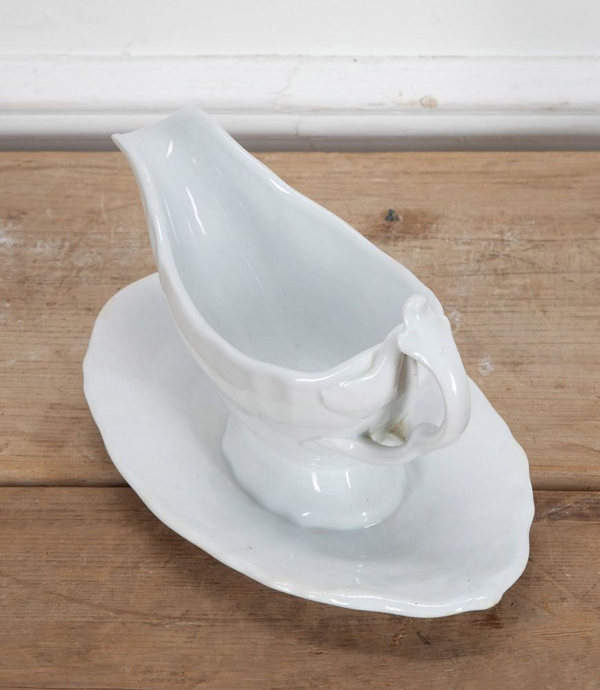 Petrus Regout Ironstone Sauce Boat DA9037832