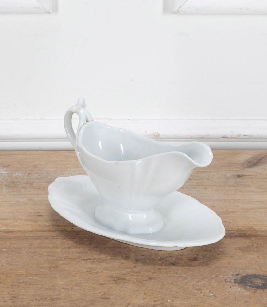 Petrus Regout Ironstone Sauce Boat DA9037832