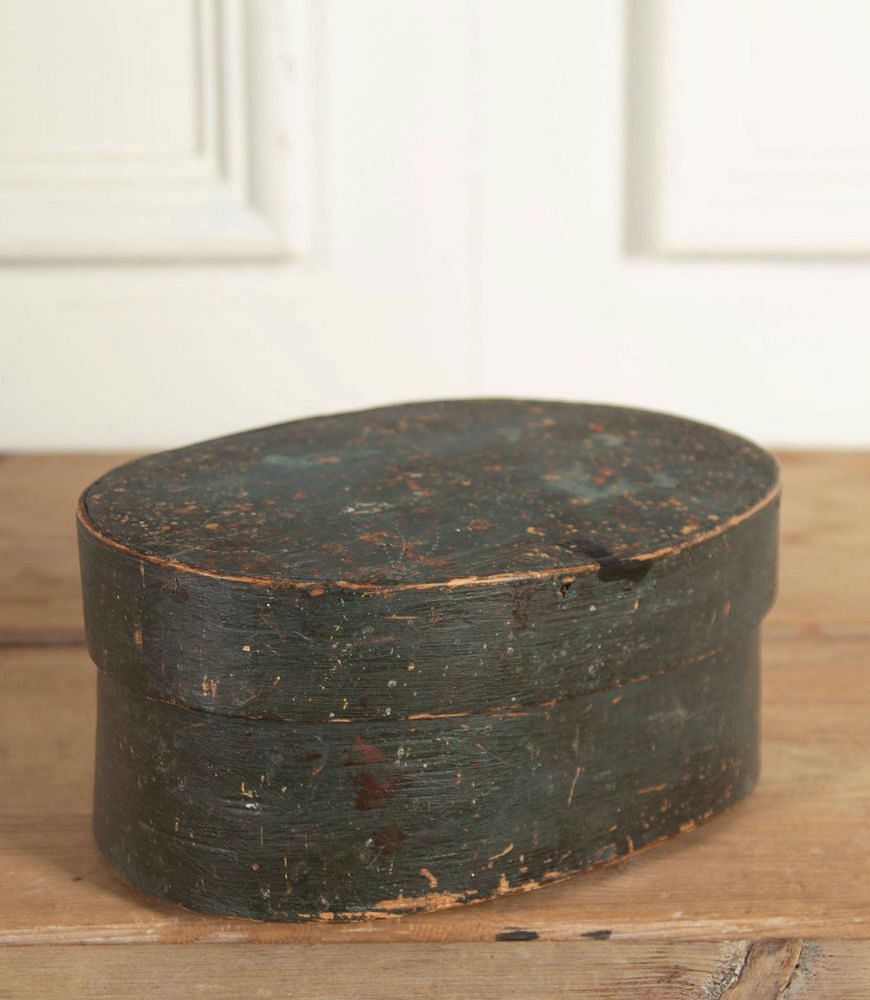 Small Swedish Painted Bentwood Box DA9061307