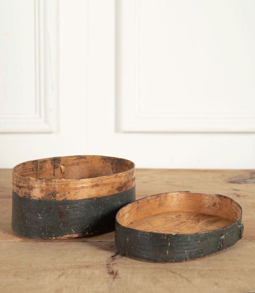 Small Swedish Painted Bentwood Box DA9061307