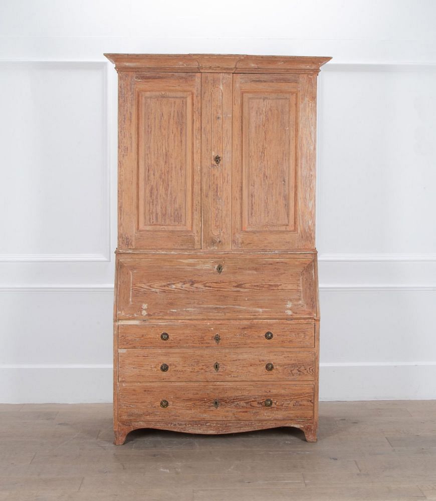 Early 19th Century Swedish Secretaire Cabinet DB0155034