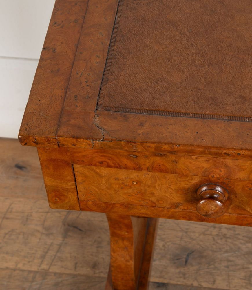 19th Century English Burr Walnut Desk DB2535503