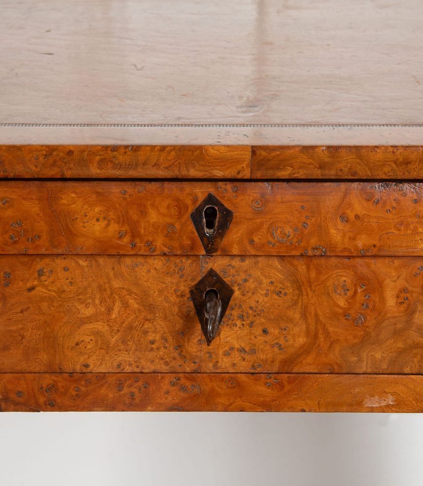 19th Century English Burr Walnut Desk DB2535503