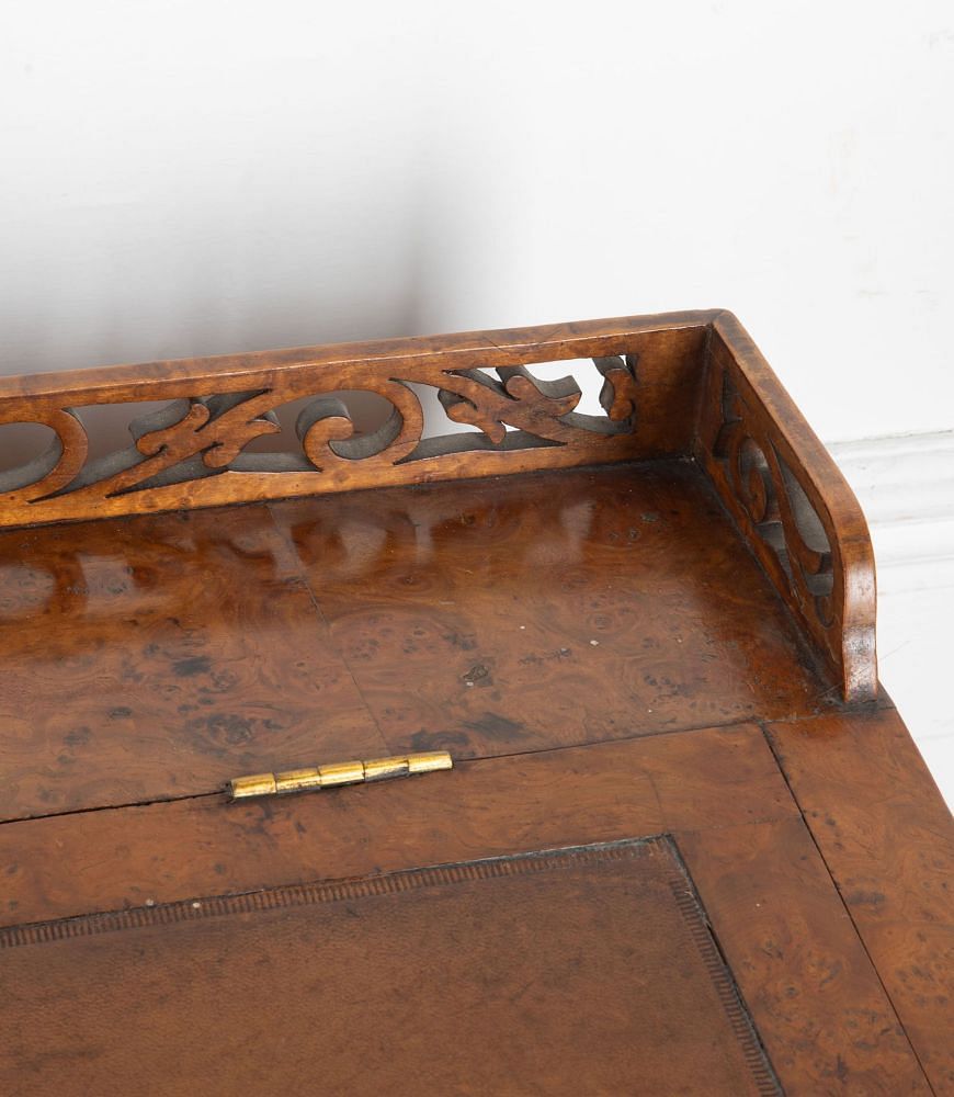 19th Century English Burr Walnut Desk DB2535503