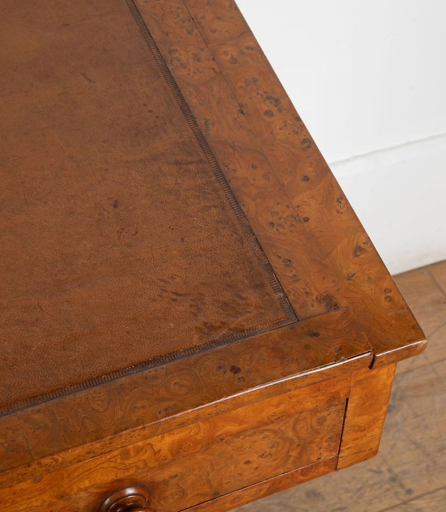 19th Century English Burr Walnut Desk DB2535503