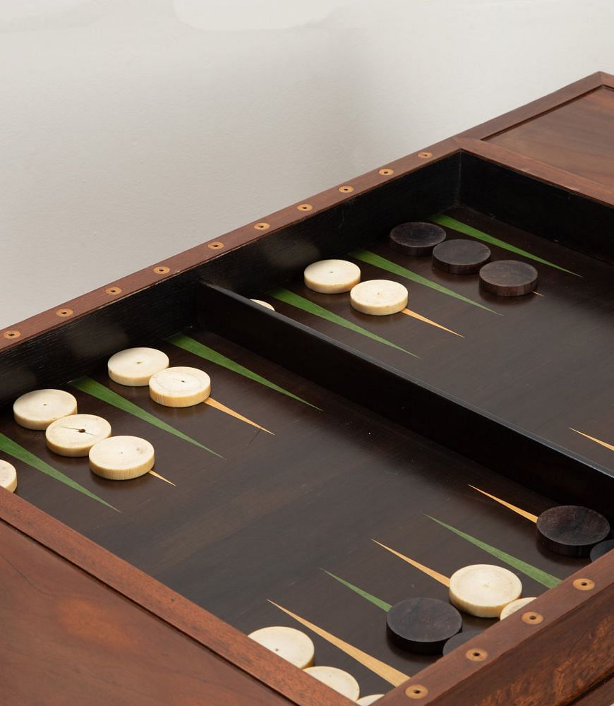 Early 20th Century French Louis XVI Style Backgammon Table DB3841710