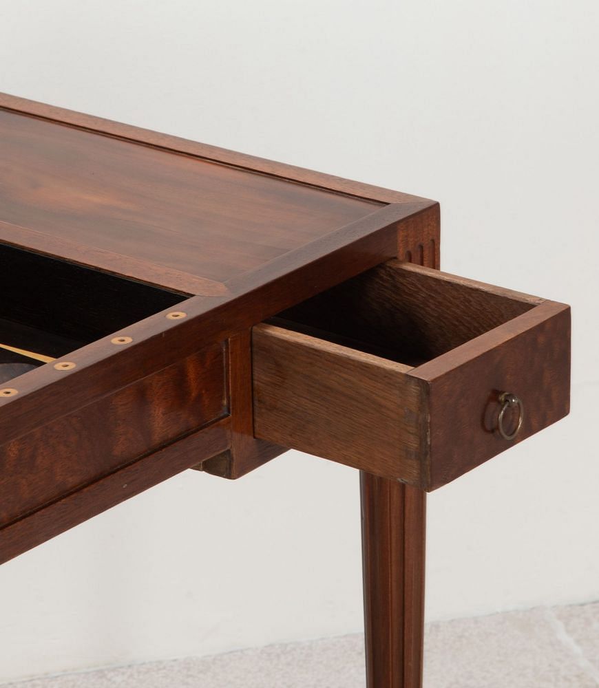 Early 20th Century French Louis XVI Style Backgammon Table DB3841710