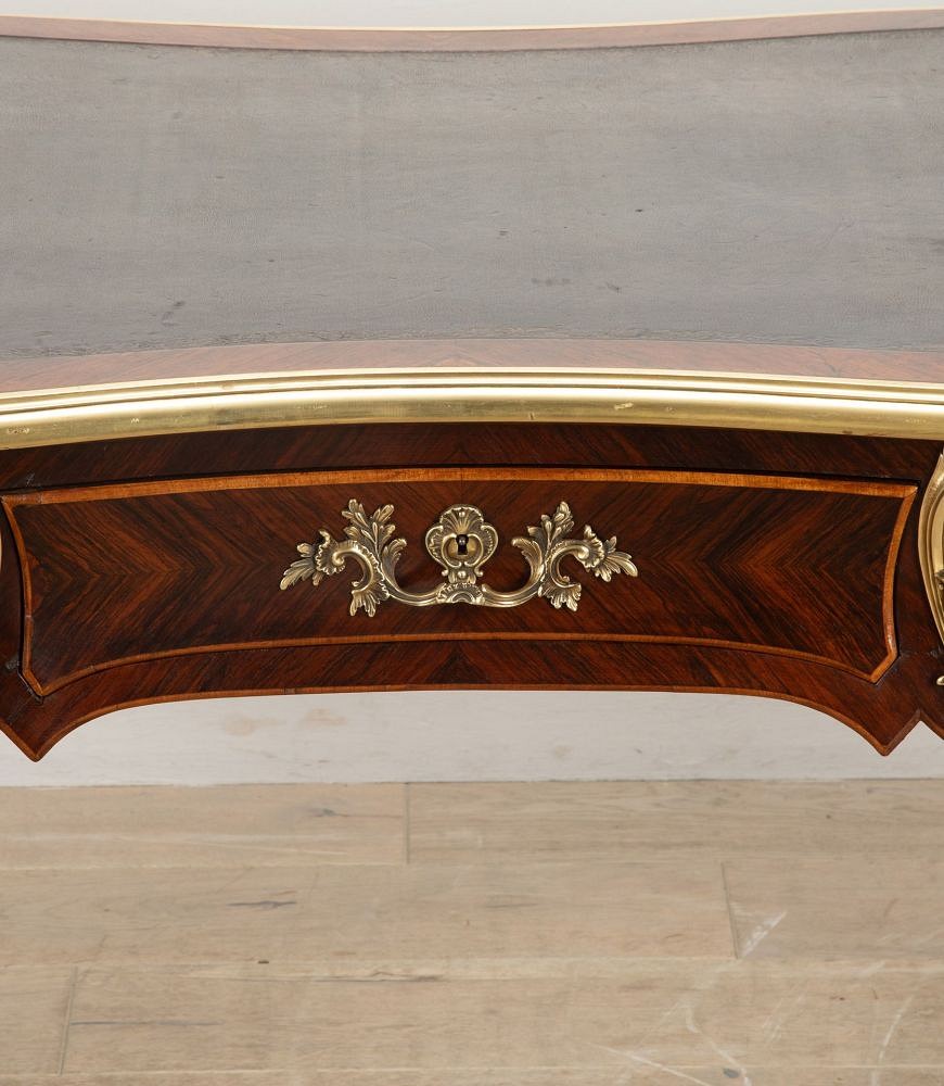 19th Century French Louis XV Style Bureau Plat DB5240442