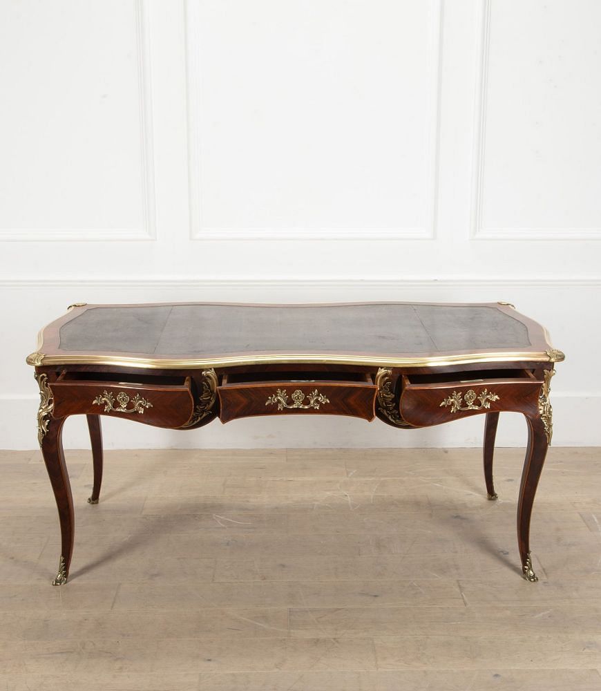 19th Century French Louis XV Style Bureau Plat DB5240442