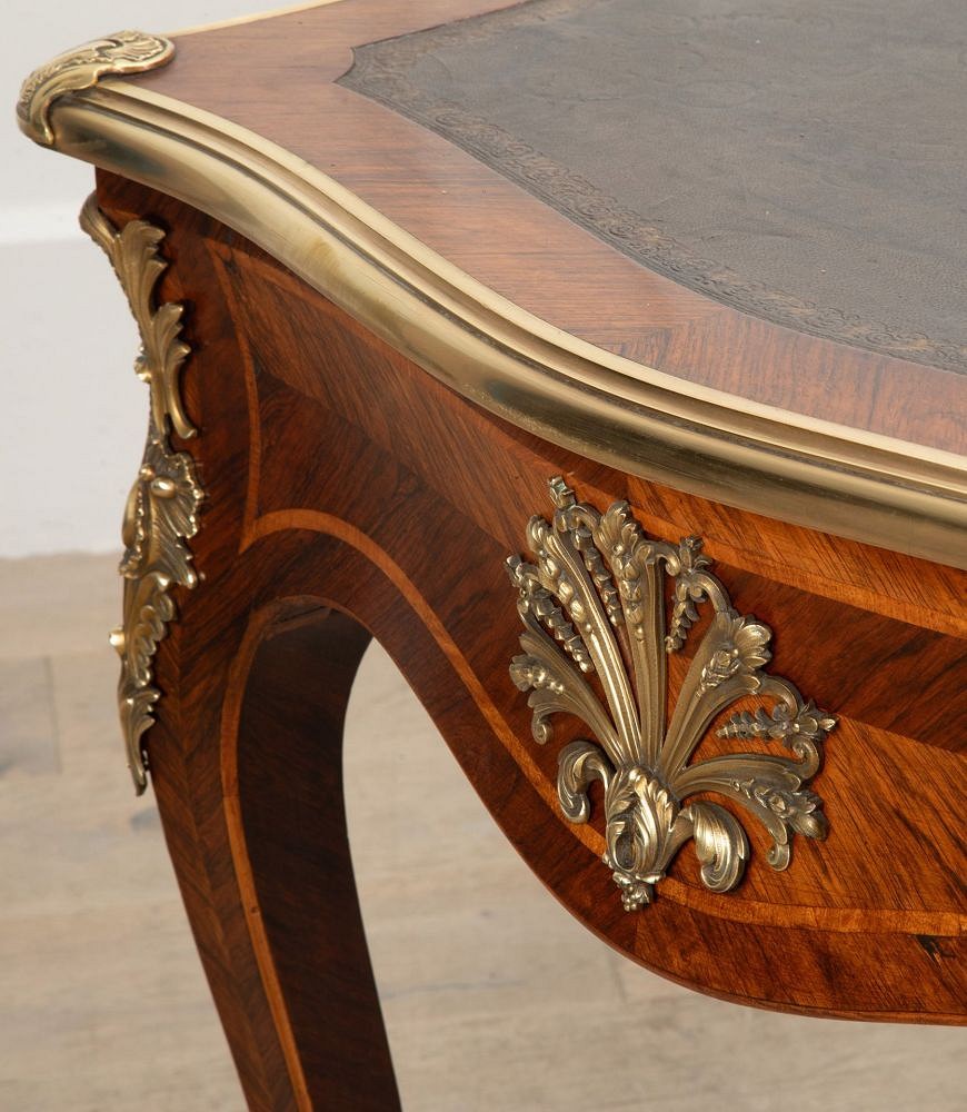 19th Century French Louis XV Style Bureau Plat DB5240442