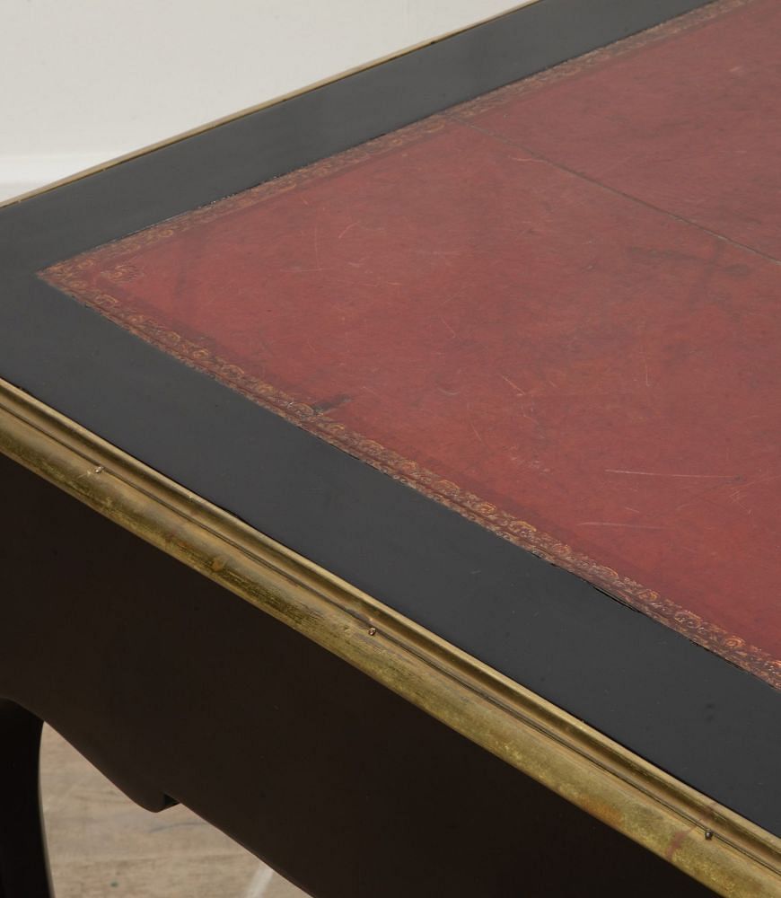 Early 19th Century French Black Lacquered Bureau Plat DB6541386