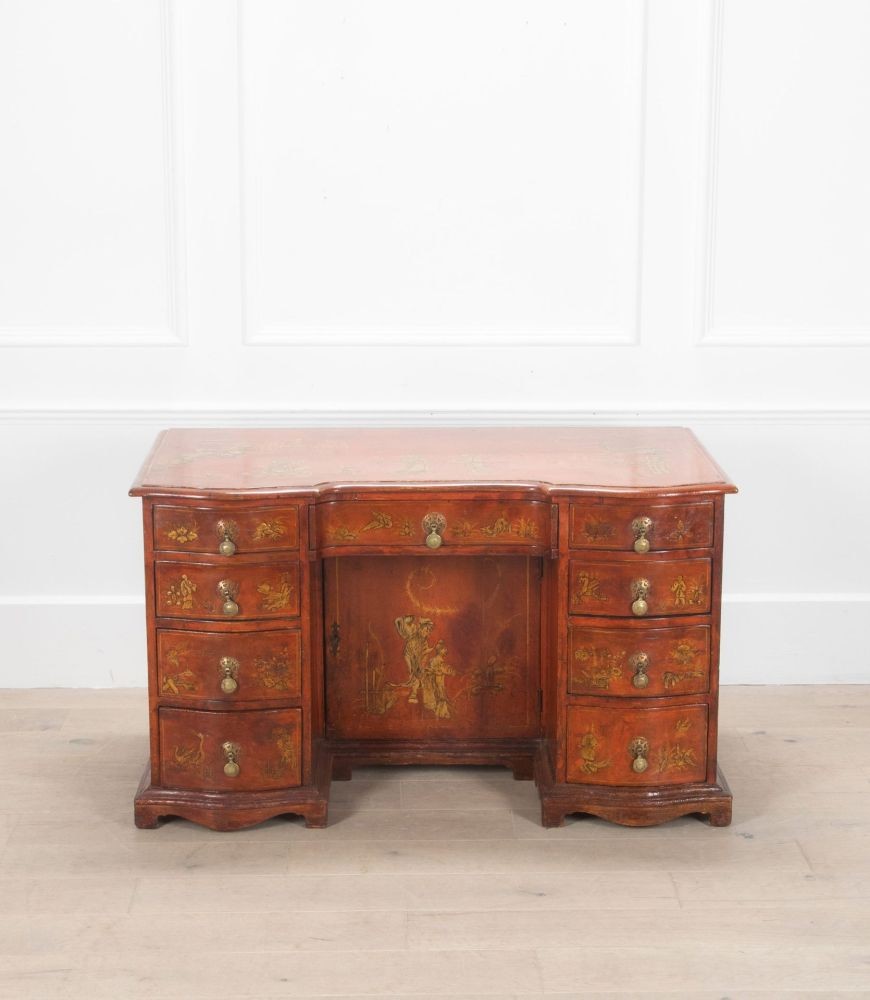 SALE: 19th Century Chinoiserie Pedestal Desk DB8437930