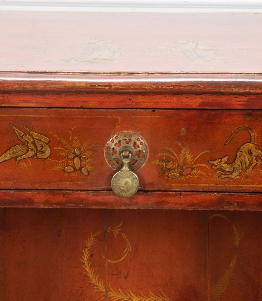 SALE: 19th Century Chinoiserie Pedestal Desk DB8437930