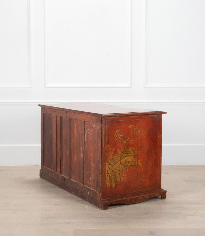 SALE: 19th Century Chinoiserie Pedestal Desk DB8437930