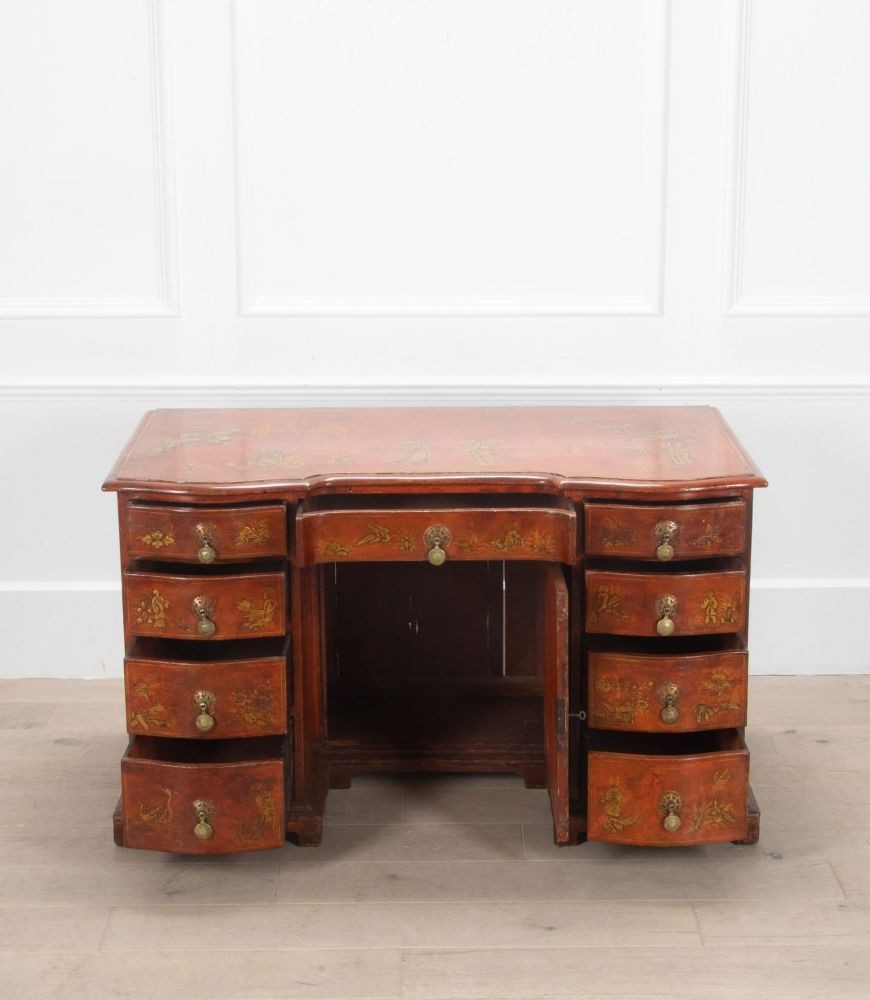SALE: 19th Century Chinoiserie Pedestal Desk DB8437930