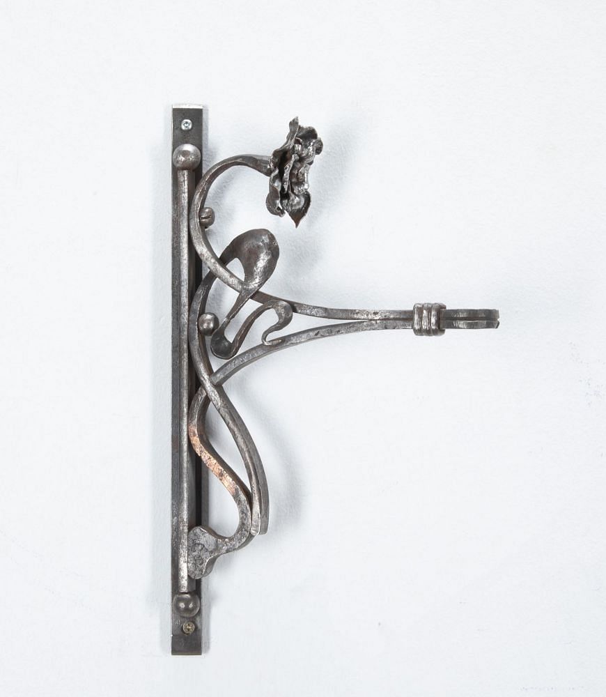 Pair Of Art Nouveau Iron Wall Brackets GA1535471