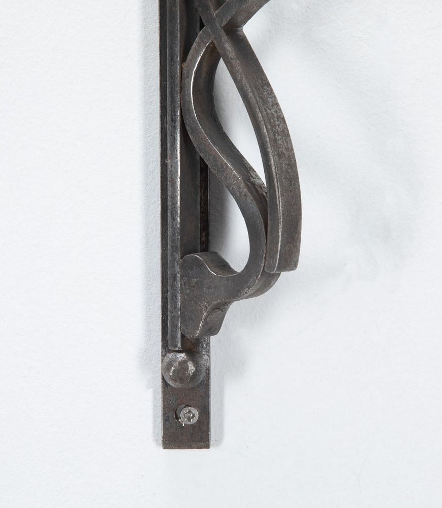 Pair Of Art Nouveau Iron Wall Brackets GA1535471