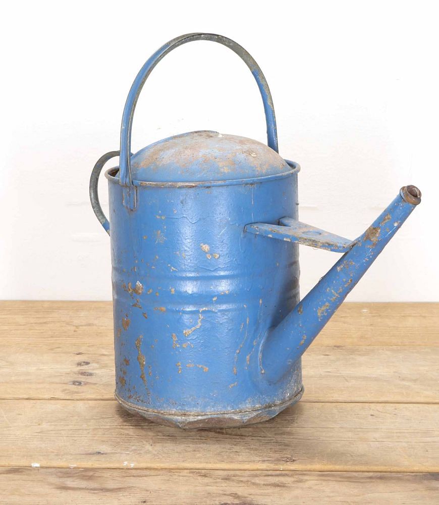 Early 20th Century English Blue Watering Can GA2042113