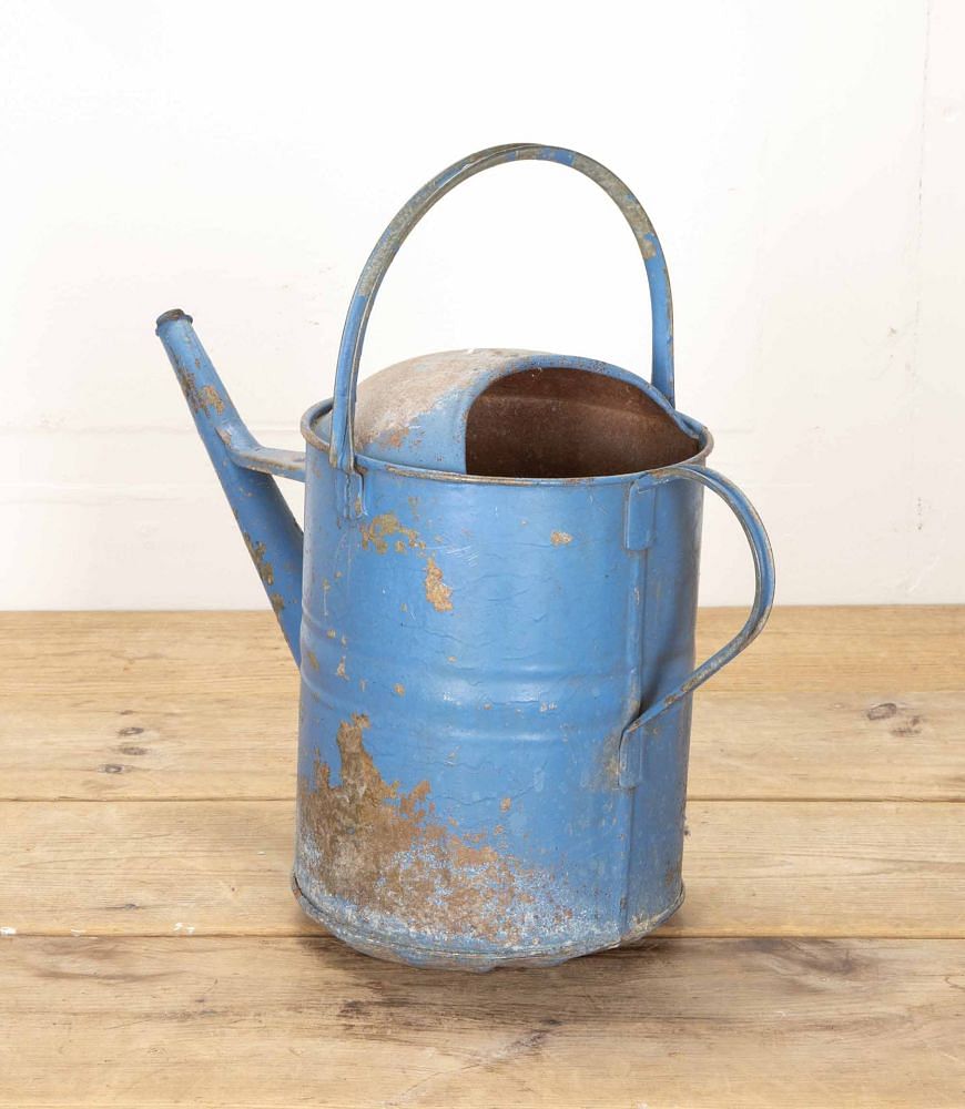 Early 20th Century English Blue Watering Can GA2042113