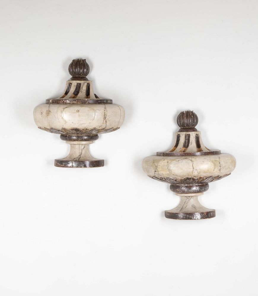 Pair of 18th Century Italian Baroque Style Finials GA2043480
