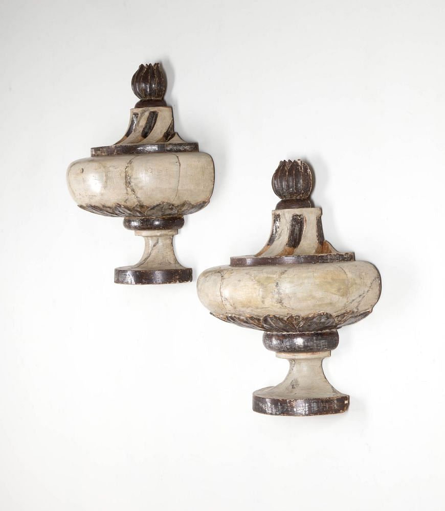 Pair of 18th Century Italian Baroque Style Finials GA2043480