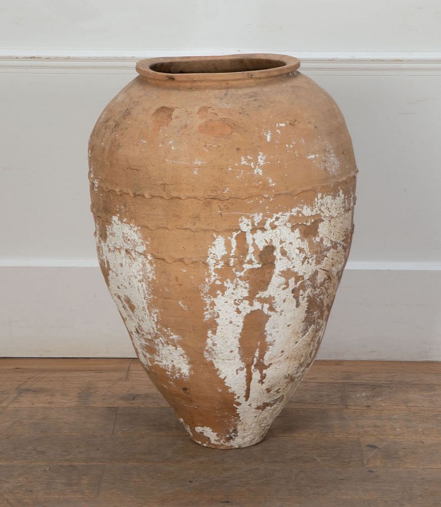 Large Late 19th Century Terracotta Olive Oil Jar GA2334460
