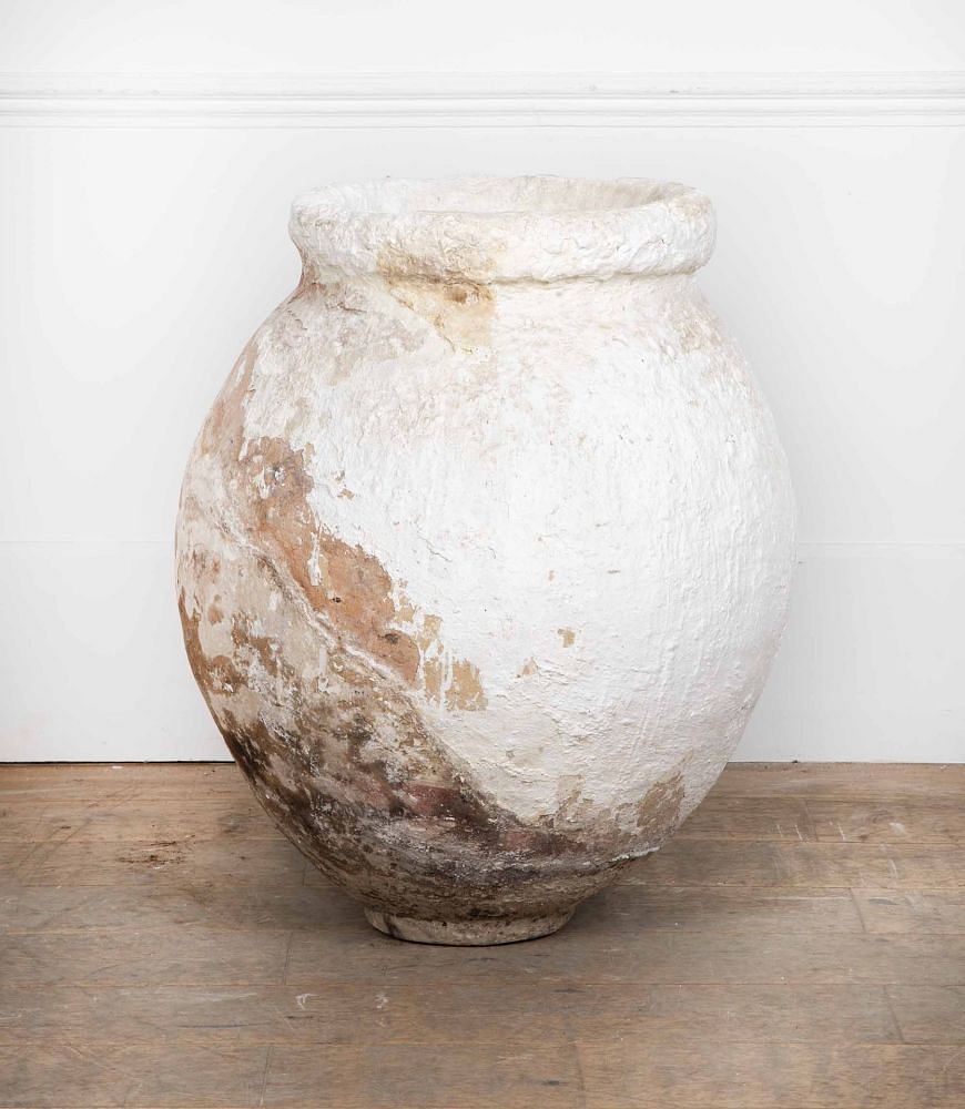 Large 19th Century Spanish Terracotta Olive Jar GA2337468