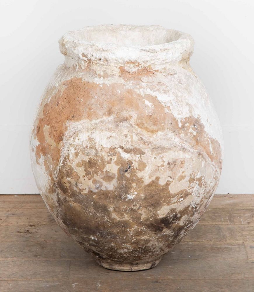 Large 19th Century Spanish Terracotta Olive Jar GA2337468