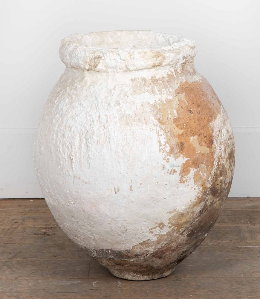 Large 19th Century Spanish Terracotta Olive Jar GA2337468