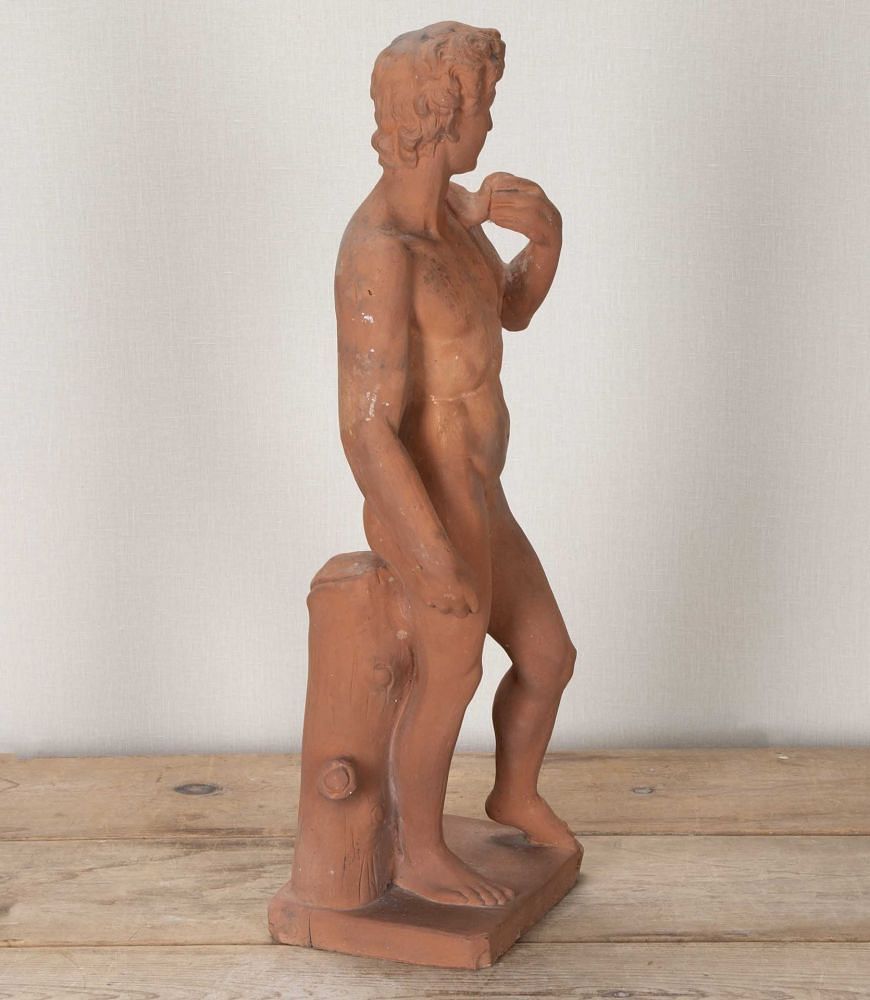 20th Century Neo-Classical Terracotta Statue of David GA4342711
