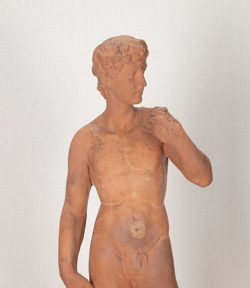 20th Century Neo-Classical Terracotta Statue of David GA4342711