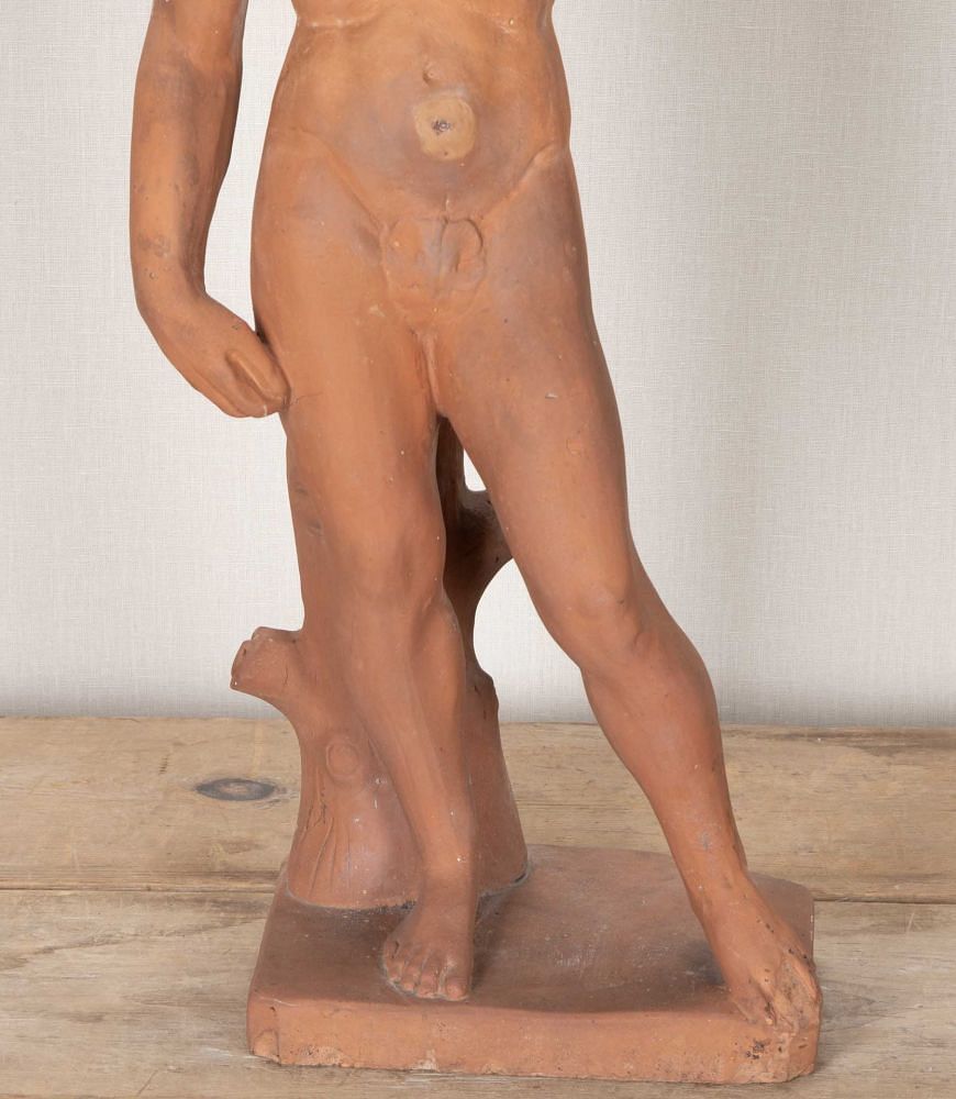 20th Century Neo-Classical Terracotta Statue of David GA4342711