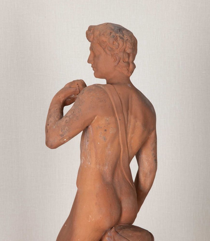 20th Century Neo-Classical Terracotta Statue of David GA4342711