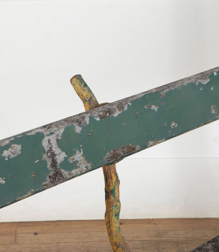19th Century French Faux Bois Garden Bench GA7435142