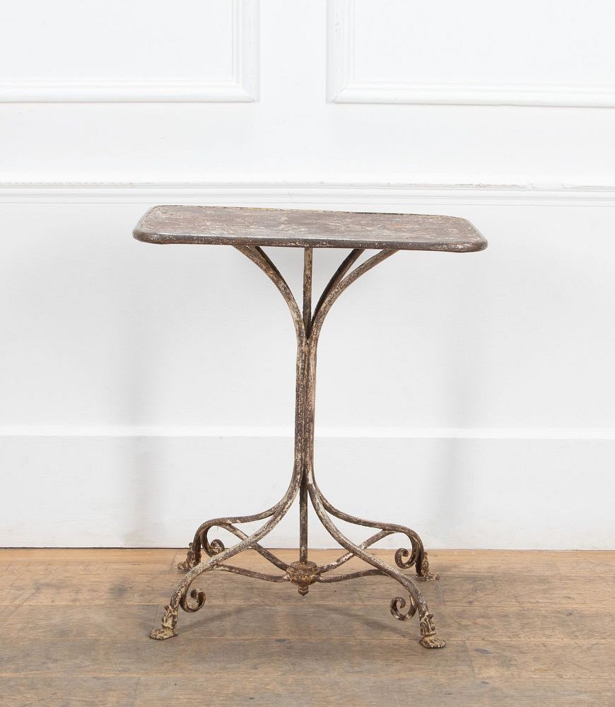 19th Century French Arras Garden Table with Paw Feet GA8139496