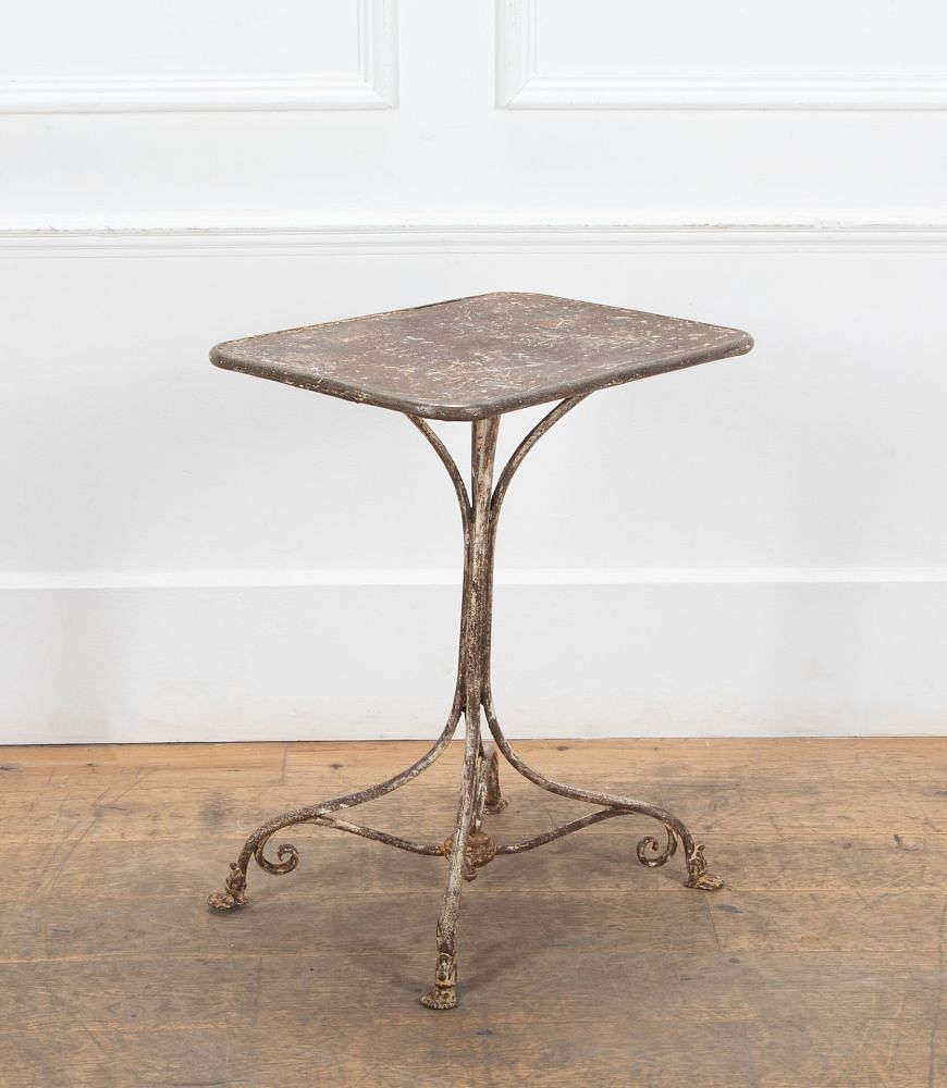 19th Century French Arras Garden Table with Paw Feet GA8139496