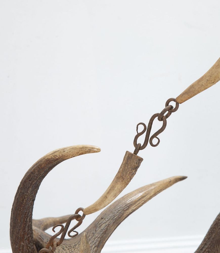 20th Century Hanging Antler Chandelier LC151945