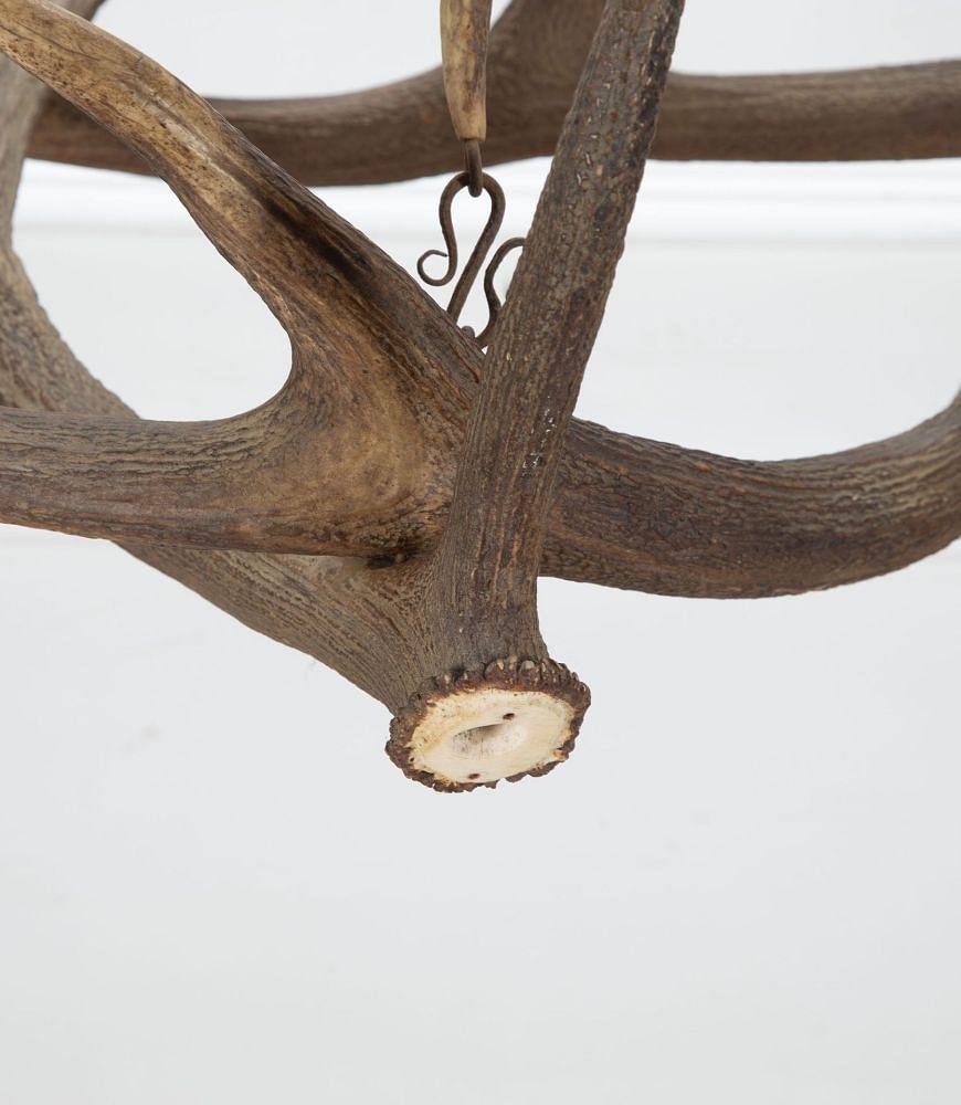 20th Century Hanging Antler Chandelier LC151945
