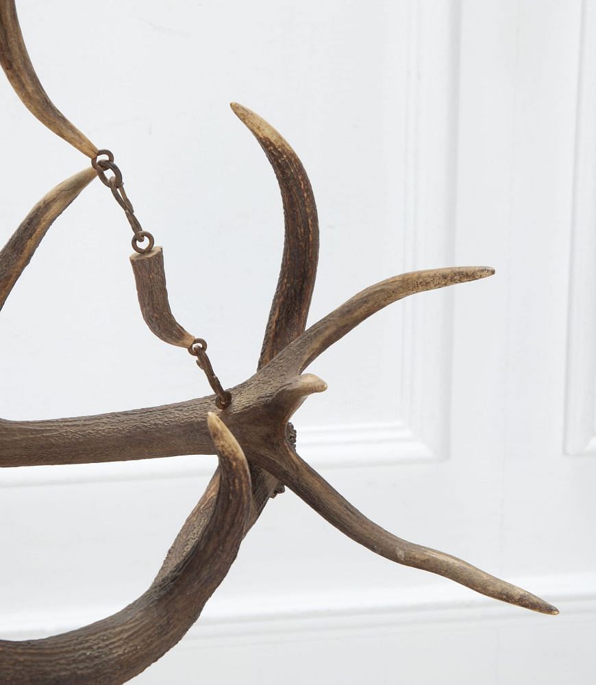 20th Century Hanging Antler Chandelier LC151945