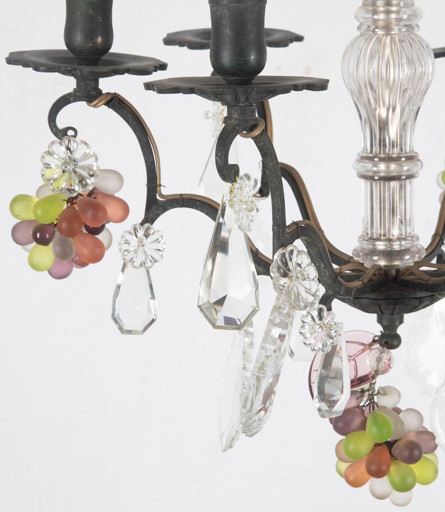 20th Century Chandelier With Coloured Bunch Drops LC1536543