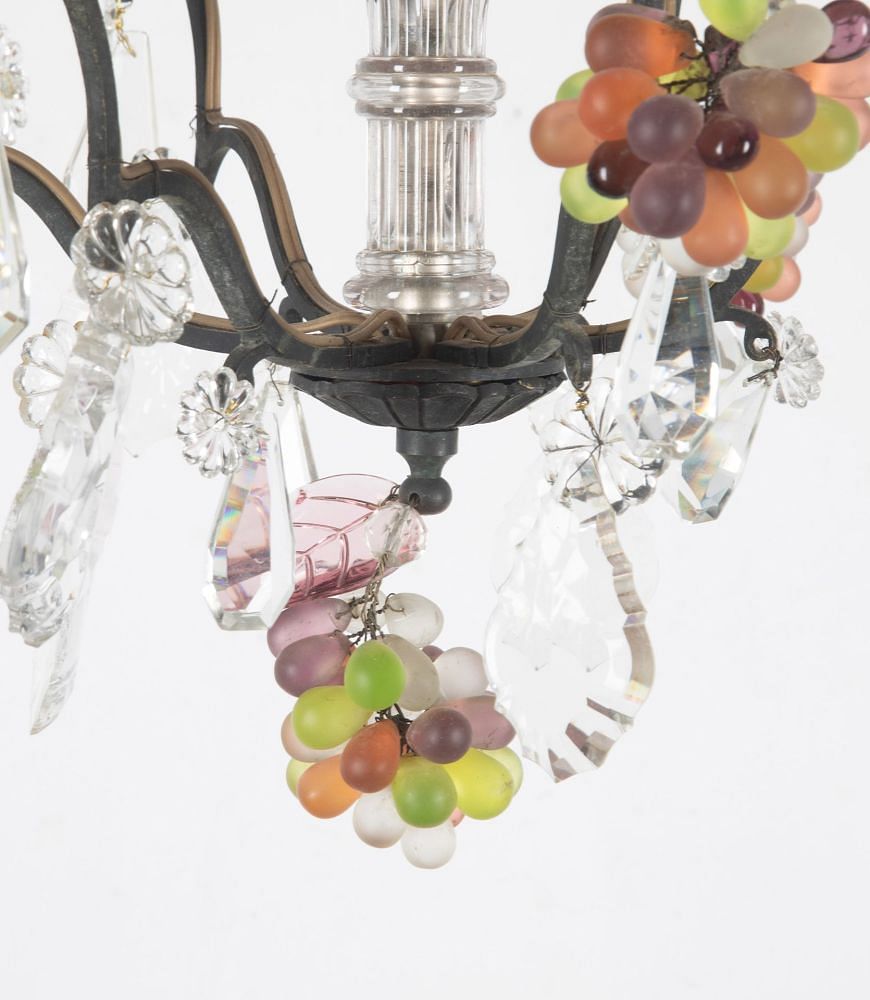 20th Century Chandelier With Coloured Bunch Drops LC1536543
