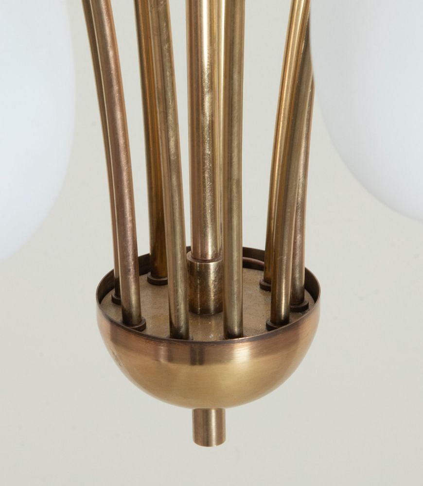 Mid-Century Italian Brass Chandelier LC3042445
