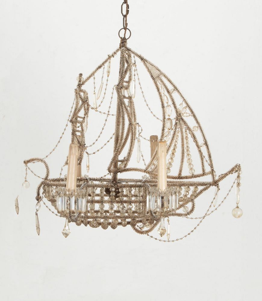 20th Century French Maison Bagues Style Ship Chandelier LC4141908