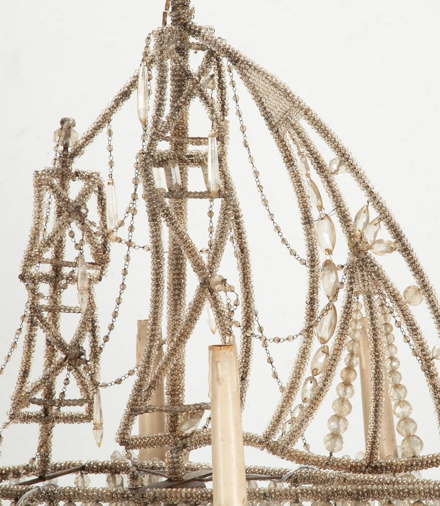 20th Century French Maison Bagues Style Ship Chandelier LC4141908