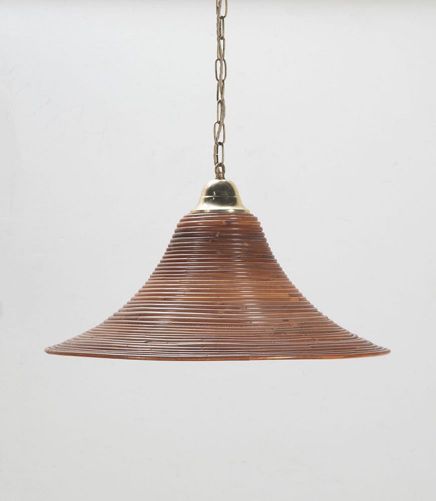 Pair of Bamboo Pendant Lights LC4634259